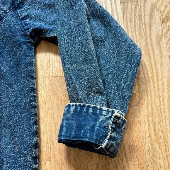 Vintage  Cotton Breeze Acid Wash 100% Cotton Jacket Coat Long Sleeve Shirt - Picture 10 of 10